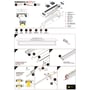 Detaljeret installationsguide til LightSolutions aluprofil Model S, der viser trin-for-trin samling og montering.