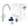 Grohe Blue Professional køkkenarmatur, C-tud, 1-grebs, filter, Krom