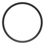 LEDVANCE Bulkhead Ring 250 set forfra som en sort, rund dekorationsring med en bred, glat kant.