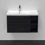 Duravit D-Neo vaskeskab, vask til venstre, 1 skuffe, 79x44 cm, sort eg