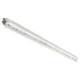 SG Armaturen Lineal Recessed 1400 hvid lampe med synlige LED-strips og monteringsbeslag, isoleret på hvid baggrund.