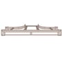 Detaljeret frontbillede af Schneider Electric T-afgrening 56-200 FZV, bredde 200 mm, varmgalvaniseret.