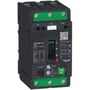 Schneider Electric TeSys GV4PEM motorværn, 80A, 25kA, 3-polet, monteret på DIN-skinne, med grøn og sort farve.