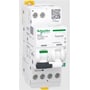 Schneider Electric Acti9 Active iCV40 C10 gnistdetektor med kombi MCB+RCD+AFD funktion og 1P+N poltal i hvid plast.