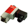 Danfoss MBS 5100 tryktransmitter med 0-6 bar måleområde og 1/4" tilslutning, vist med rød etiket og sorte tilslutningsdetaljer.