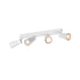 SLV PURI CW loftlampe i hvid med fire justerbare spots, GU10 fatning og 6W effekt, perfekt til moderne indretning.