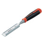 Bahco 434 stemmejern med 20mm klinge og et ergonomisk to-komponent håndtag i sort og orange. Stemmejernet er slagfast og inkluderer en beskyttelsesskede.