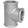 Galvaniseret tee m. muffer - 2½" x 2½" x 2½"