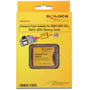 Emballagen til DeLock CompactFlash Type II-adapter model 62542 viser adapteren i plastvinduet og oplysninger om kortkompatibilitet.