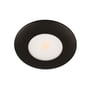 Scan Products Silvia LED minidownlight i mat sort aluminium med en diameter på 70 mm, 3.2W, 3000K og IP44.
