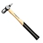 Peddinghaus bænkhammer størrelse 3, type 5077.03, set skråt med tværpen, sort hammerhoved og lyst hickoryskaft.