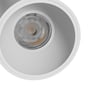 Detaljeret frontvisning af SpectrumLED Orbito overfladespot, der fremhæver den indbyggede LED-lyskilde og den hvide ramme.