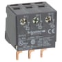 Schneider Electric strømbegrænser KA100 GV1-L3 med mærkninger og tilslutningspunkter. Monteres på 20mm rør.