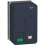 Schneider Electric Altivar 320 frekvensomformer 3kW, 400VAC, IP66, mørkeblå med køleribber og display på fronten.