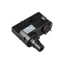 Bagside af sort V-TAC 3-faset pendeladapter med integreret lampeholder og aflastningsmekanisme.