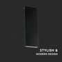 V-TAC LED væglampe Vt-91008 fremhævet med teksten 'Stylish & Modern Design'.