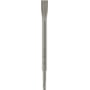 Bosch SDS plus-5C fladmejsel på 20 x 250 mm, med tydelig logo og ribbet mejselhoved på hvid baggrund.