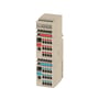 Beige Push IN distributionsblok fra Weidmüller, model SET AAP13 6/1.5/12C, med 2 stk 6mm² forsyning og 12 stk 1,5mm² tilslutninger.