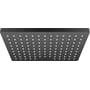 Hansgrohe Vernis Shape hovedbruser 230x170 mm i mat sort med Rain stråletype og talrige dyser.