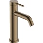 Hansgrohe Tecturis S 110 etgrebs håndvaskarmatur i børstet bronze med 116mm fremspring og en slank profil.
