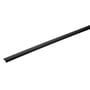 SG Armaturen Zip 230V sort rail cover i sort plast, vist på en hvid baggrund.