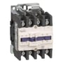 Frontvisning af Schneider Electric TeSys D kontaktor 65A, 2P, 24VAC spole med tydelig mærkning.