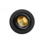 Sort SG Armaturen Junistar Lux downlight med gyldent indre og 30 graders vip, 7W, 3000K, på hvid baggrund.