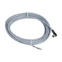 Oversigtsbillede af Schneider Electric 5 meter grå PVC sensorkabel med 4-polet M8 hun vinkel konnektor.