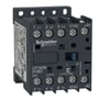 Schneider Electric LP1K0601BD 6A kontaktor med 3 slutte og 1 bryde kontakter og 24V DC spole. Mørkeblå og grå enhed med tydelige terminalmærkninger.