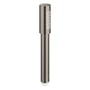 Grohe Rainshower Aqua Stick håndbruser i mat sort metal, med et cylindrisk design og tydeligt synlige hvide dyser på siden.