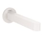 Hansgrohe Finoris kartud i mat hvid til indbygning, med 174 mm fremspring og roset med brandlogo.
