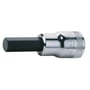 Bahco unbrakotop med 3/8" firkant, 10 x 50,5 mm, fremstillet af højglanspoleret, højtlegeret stål.