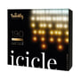 Twinkly Icicle istap lyskæde, 190 Ambiance Warm White (AWW) lys, 5 meter, transparent ledning, Bluetooth/WiFi