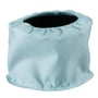 Makita forfilter til DVC750L støvsuger, type 199827-4, i lyseblå stof med sort skumfilter indeni.
