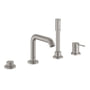 Grohe Essence 4-huls brusearmatur til kar, Supersteel