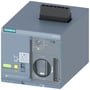 Siemens MO320 motor operator med 24-60 V DC spænding og tilslutning for 3VA1 160, vist med QR-kode og betjeningsknapper.