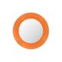 Laufen Kartell spejl med LED, Ø78 cm, madarin orange