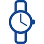Symbol for armbåndsur, der indikerer Varta V364/SR60 batteriets anvendelse i ure.