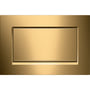 Geberit Sigma30 betjeningsplade, enkelt tryk, skruelås, guld/guld