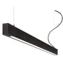 SG Armaturen Inspire Connect 1200 sort pendelarmatur med trådløs SG Connect-sensor og integreret lysstofrør.