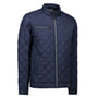 ID quiltet jakke, 100 % polyester, 0730, marine, str. M