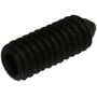 Dresselhaus pinolskrue M8x25 mm, sort, med 4 mm indvendig sekskant og 1,25 mm gevindstigning.