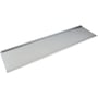 Vinklet billede af Cubic frontafdækning 600x150mm, model CPS25 4808-1560, med fokus på metallets overflade.