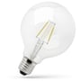 LED-pære E27, Globe, G125, 3000K, 8W, 1000lm, 230V, Spectrum