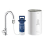 Grohe Red II Mono køkkenarmatur, C-tud, Kedel M, 1-grebs, Krom