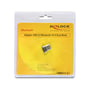 DeLOCK Bluetooth 4.0 USB-adapter i gul blisteremballage med produktbetegnelsen USB 2.0.