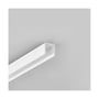 Topmet Aluprofil SMART10 AC2/Z, hvid lakeret aluminiumsskinne til påbygning af LED-strips, 1000 mm længde.