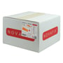 Novafix kile 2 i orange, H14 mm x B32 mm x L81 mm, 336 stk i papkasse med produktinformation og QR-kode.