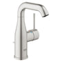 Grohe Essence håndvaskarmatur, 1-grebs, M-Size, løftestang m/ bundventil, Supersteel