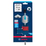 Bosch hammerbor Clean Plus-8X set i 8x100/225 mm, viser støvreduktionsteknologi og SDS Clean plus-tilslutning.